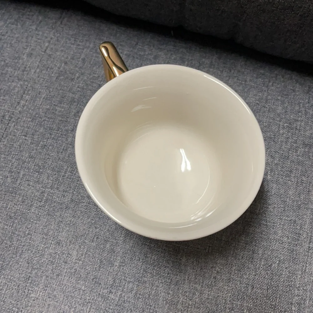 Creative Co-Op Boozy Stoneware Footed Tea Cup